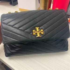 AUTHENTIC USED Tory Burch Kira Chevron Convertible Shoulder Bag- Large
